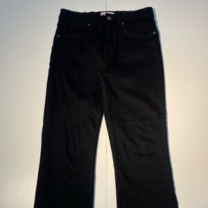 Zara Women's Black Flare Jeans